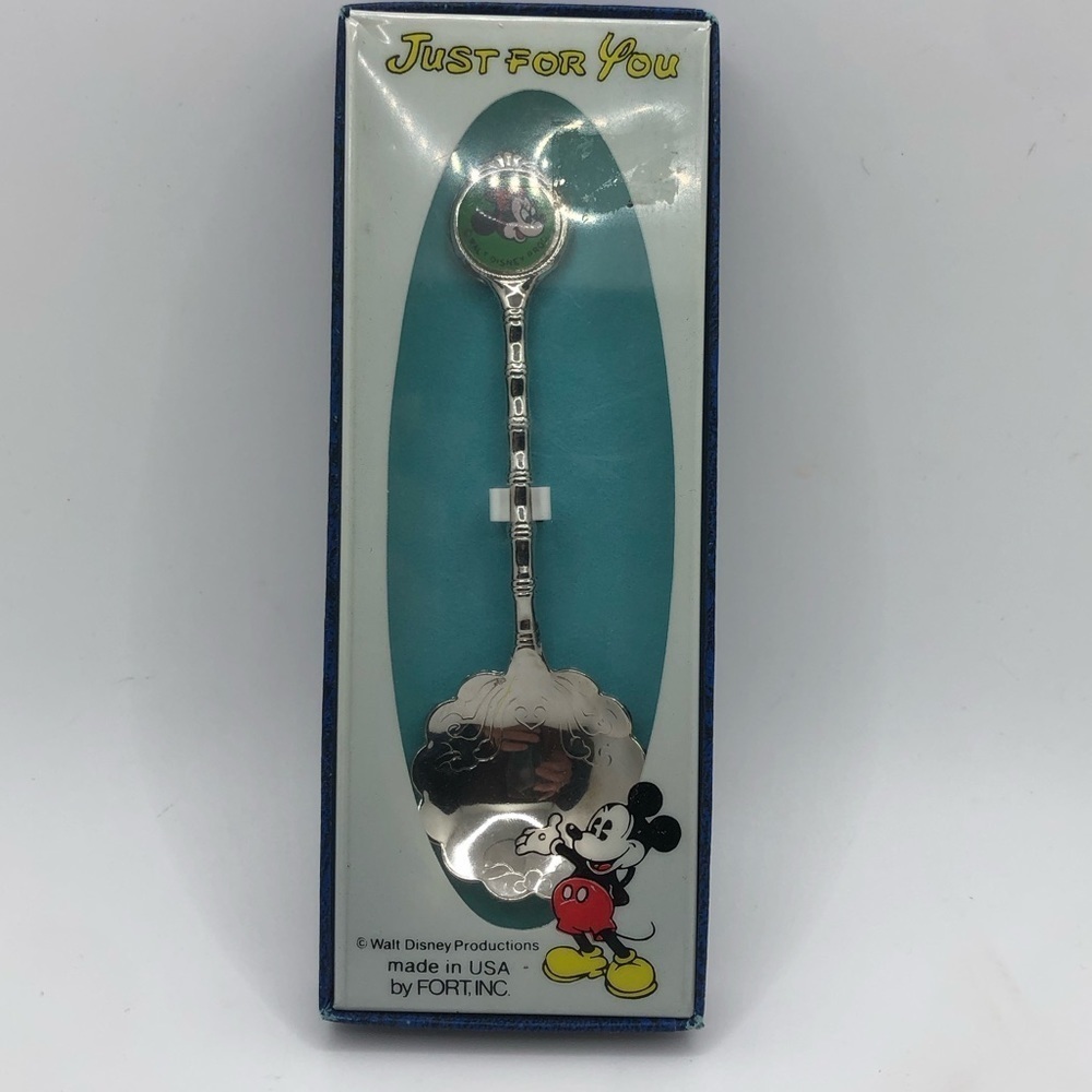 VTG Disney Mini Mouse Collectible Souvenir Spoon w Box 3.9”